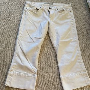 Joe’s Capri White Jeans